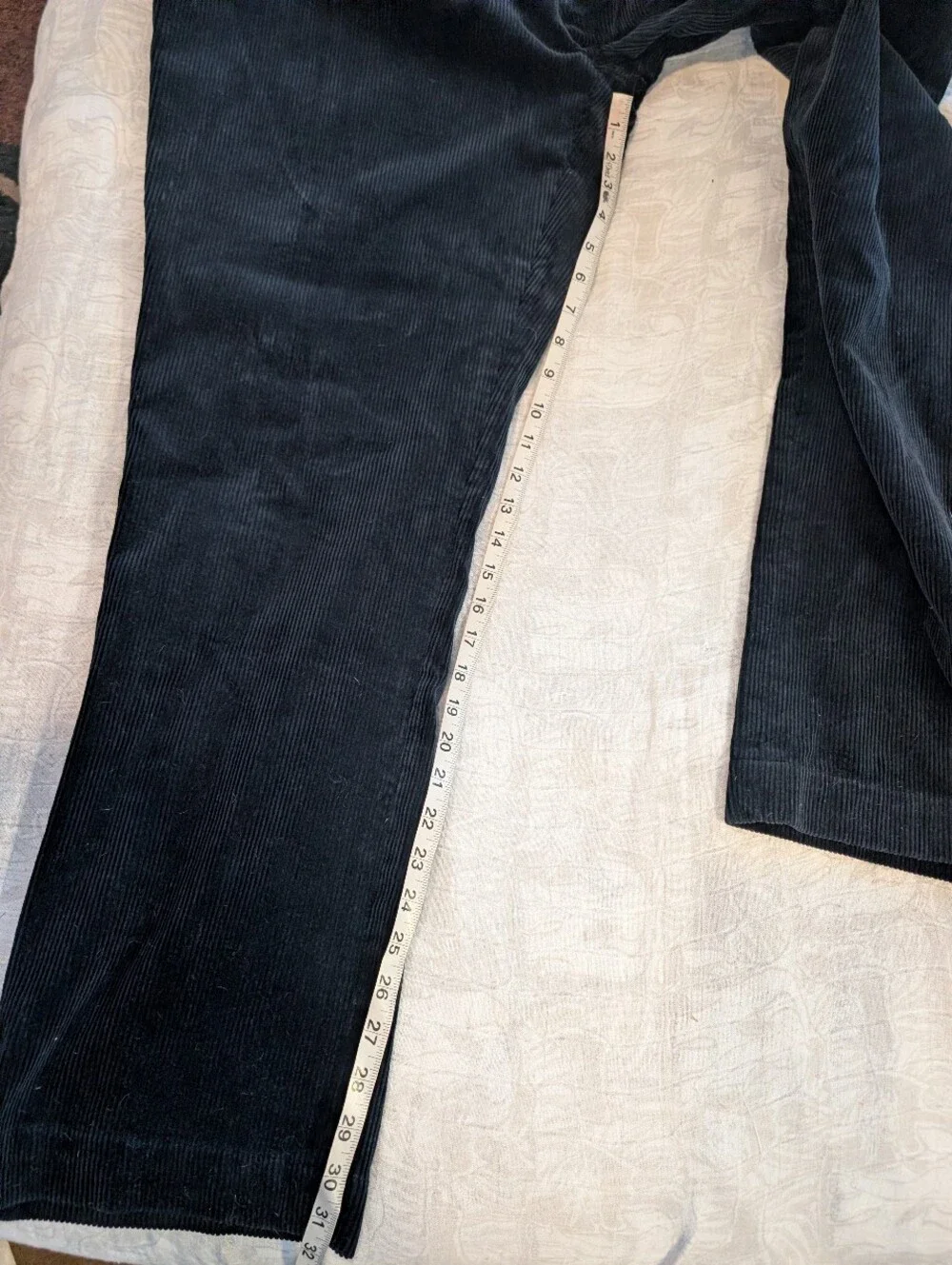 Polo Ralph Lauren Pants Blue Corduroy Cords Preston Pant Boho Casual 40 x 32